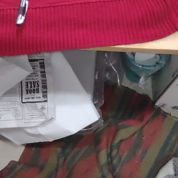 DRESS BARN CLASSIC CARDIGAN KNIT RIBBED WIDE LAPEL AND SLEEVES CRANBERRY RED 3X - Picture 10 of 12